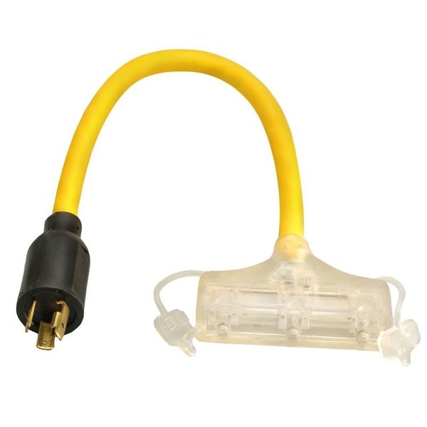 Cci Adapter 3 Recpt Twstlck Yellow 090848802